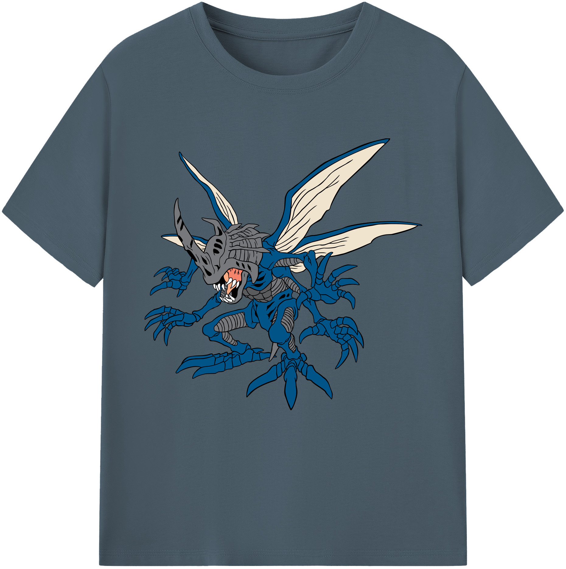 （画像用） Digimon デジタルモンスター/デジモン 綿100％半袖Tシャツ（フロントプリント）